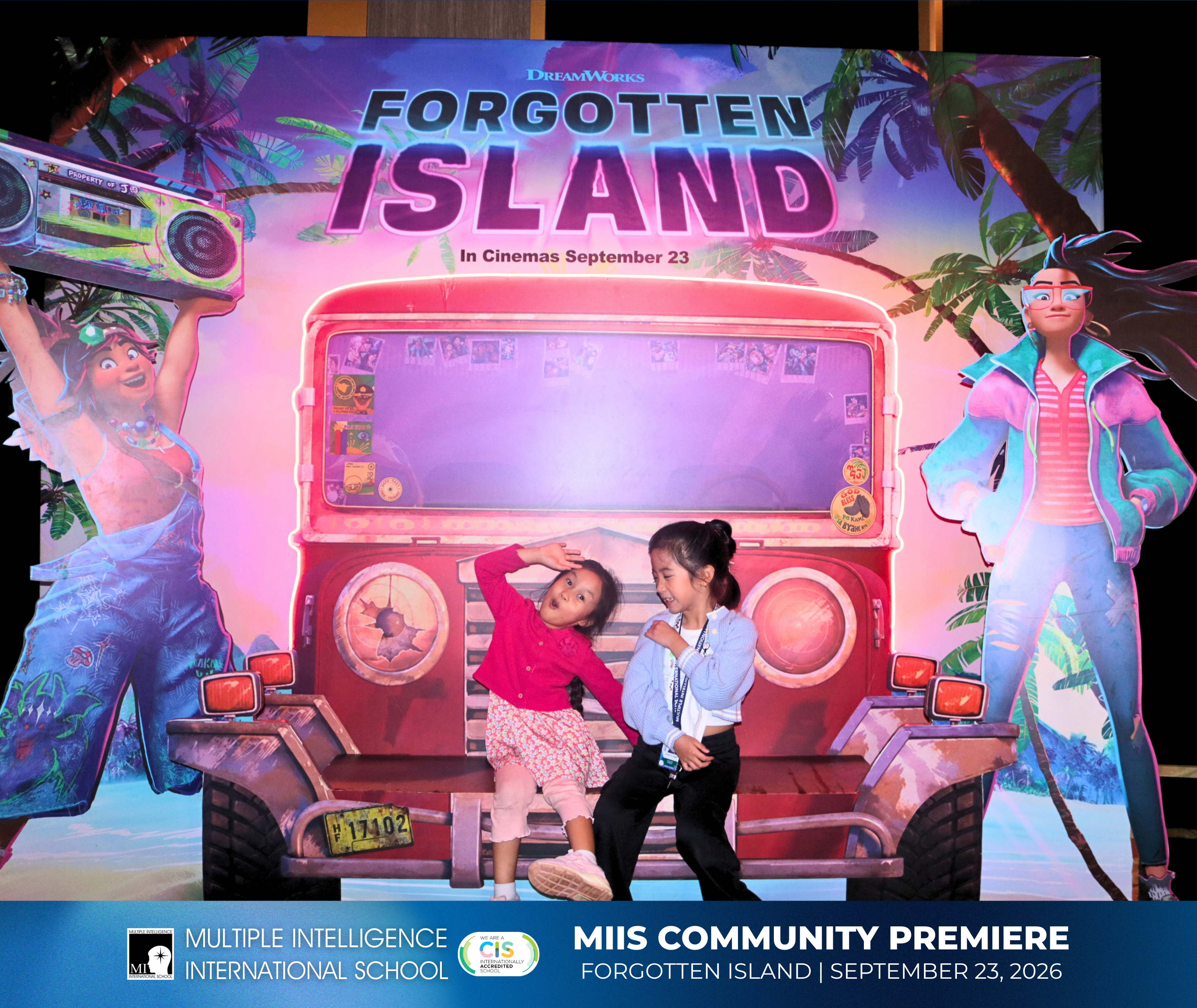 MIIS students in the premier of Forgotten Island